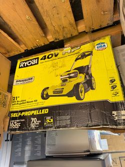 Ryobi 40V 21" Brushless Self-Propelled Mower Kit