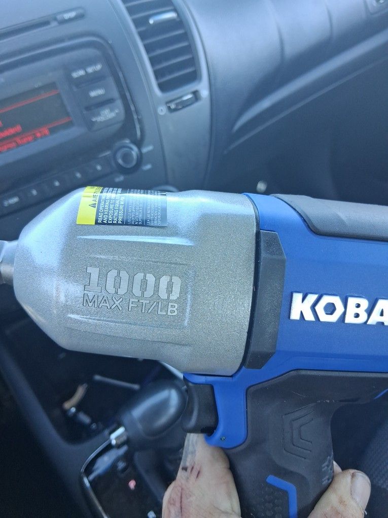 Brand New Kobalt Impact Gun. Air