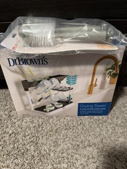 Bottle Drying Rack And Bottle Brushes