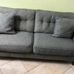 Grey sofa use home garden, Grey sofa use home garden, so let wood easy to maintain sold  wood easy to maintain