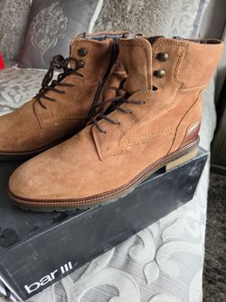 Men Brown Leather boots
