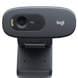 Logitech - C270 720 Webcam With Noise -Reducing Mics-Black  
