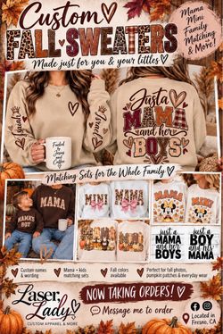 Custom sweaters