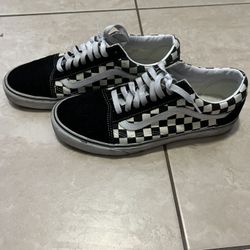 Checkered Vans 