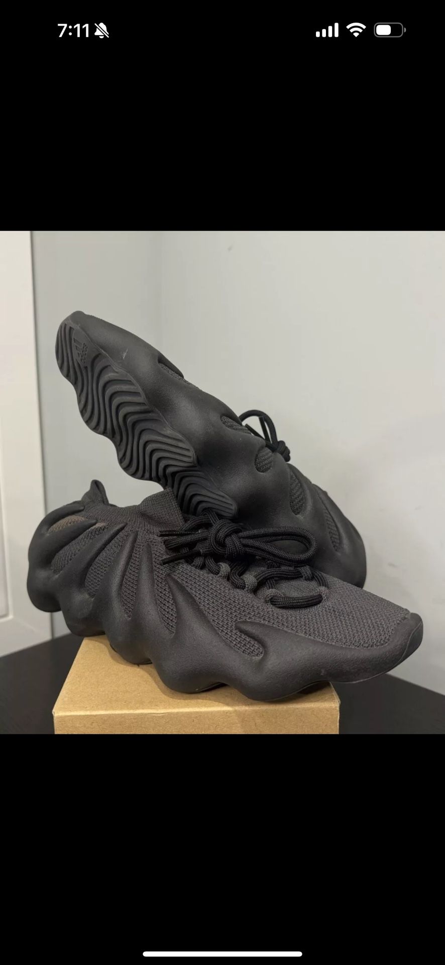 Adidas Yeezy 450 Utility Black Sz 10