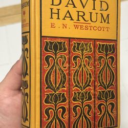 1898 hard back David Harum - by E. N. Westcott Antique