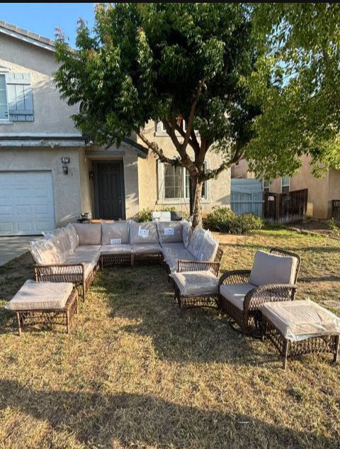 Gorgeous Patio Sofa Set With Swivel Chair Brand New Patio Outdoor Furniture Set 🆕🚚🆕