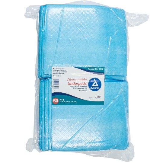 100 Disposable Underpads New