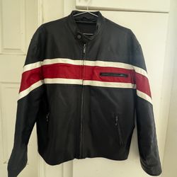 Vintage BSA Style Leather Jacket (XL)