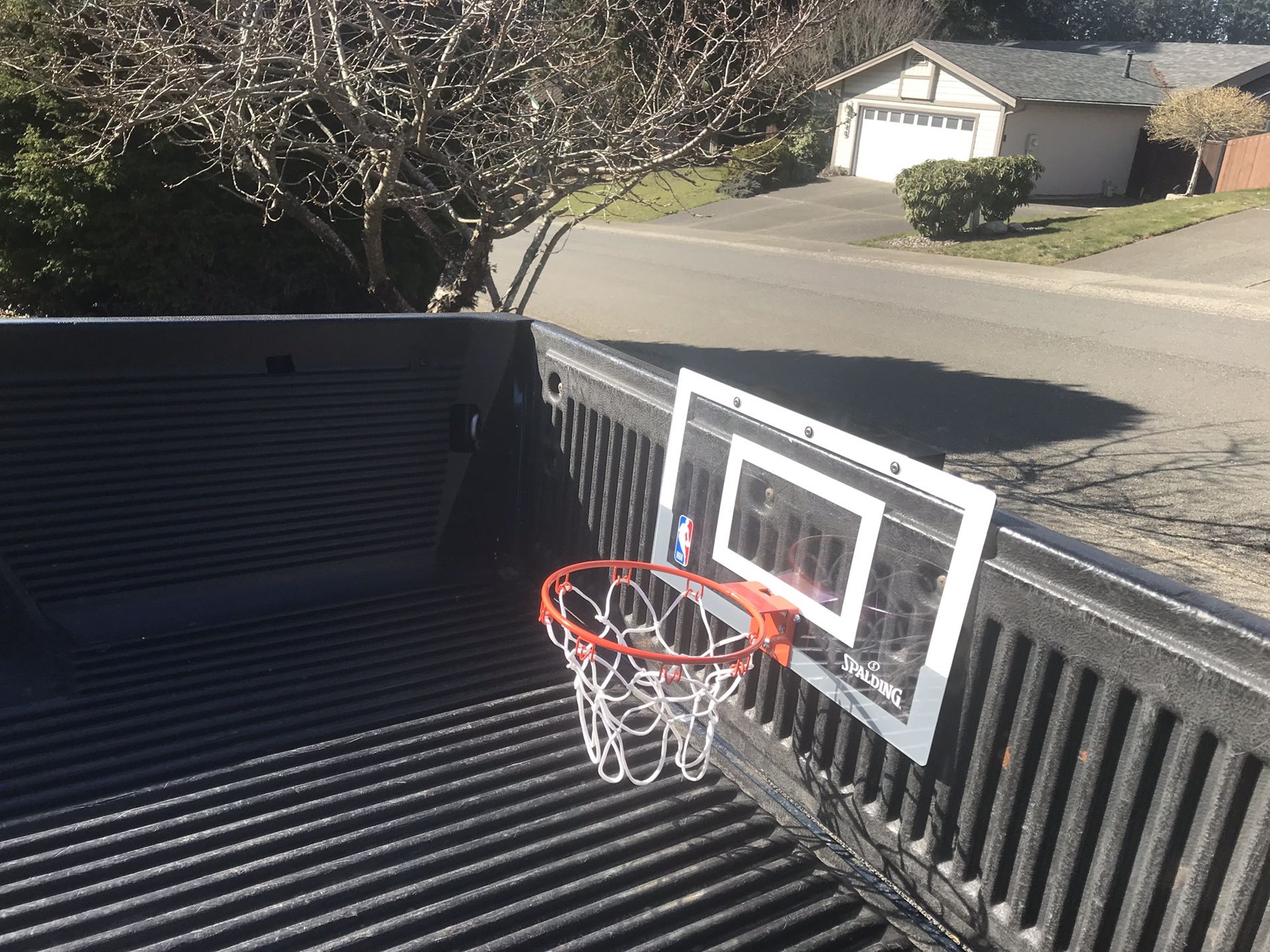 Child Kid Teen NBA Small Basketball Hoop Plastic for the back of the Bedroom Door or Playroom Door like New