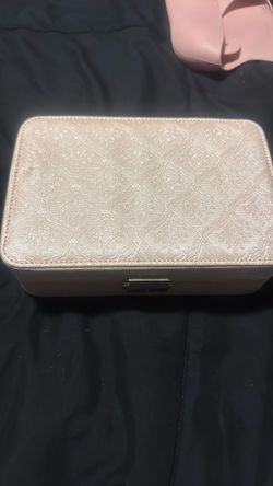 Pink jewelry box with key