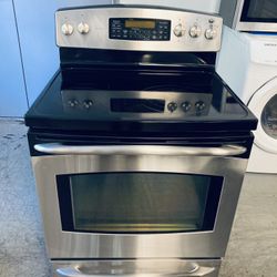 Electric Stove Stainless like new Works Perfectly Very Clean 1216 Hartford Turnpike Vernon CT