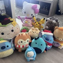Assorted Plush Plushies Stuffed Animals