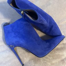 Gucci Patent leather boots Blue