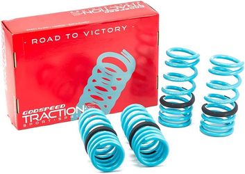 GODSPEED LS-TS-NN-0002-A TRACTION-S PERFORMANCE LOWERING SPRINGS COIL KIT FOR NISSAN 370Z (Z34) 2009-2021