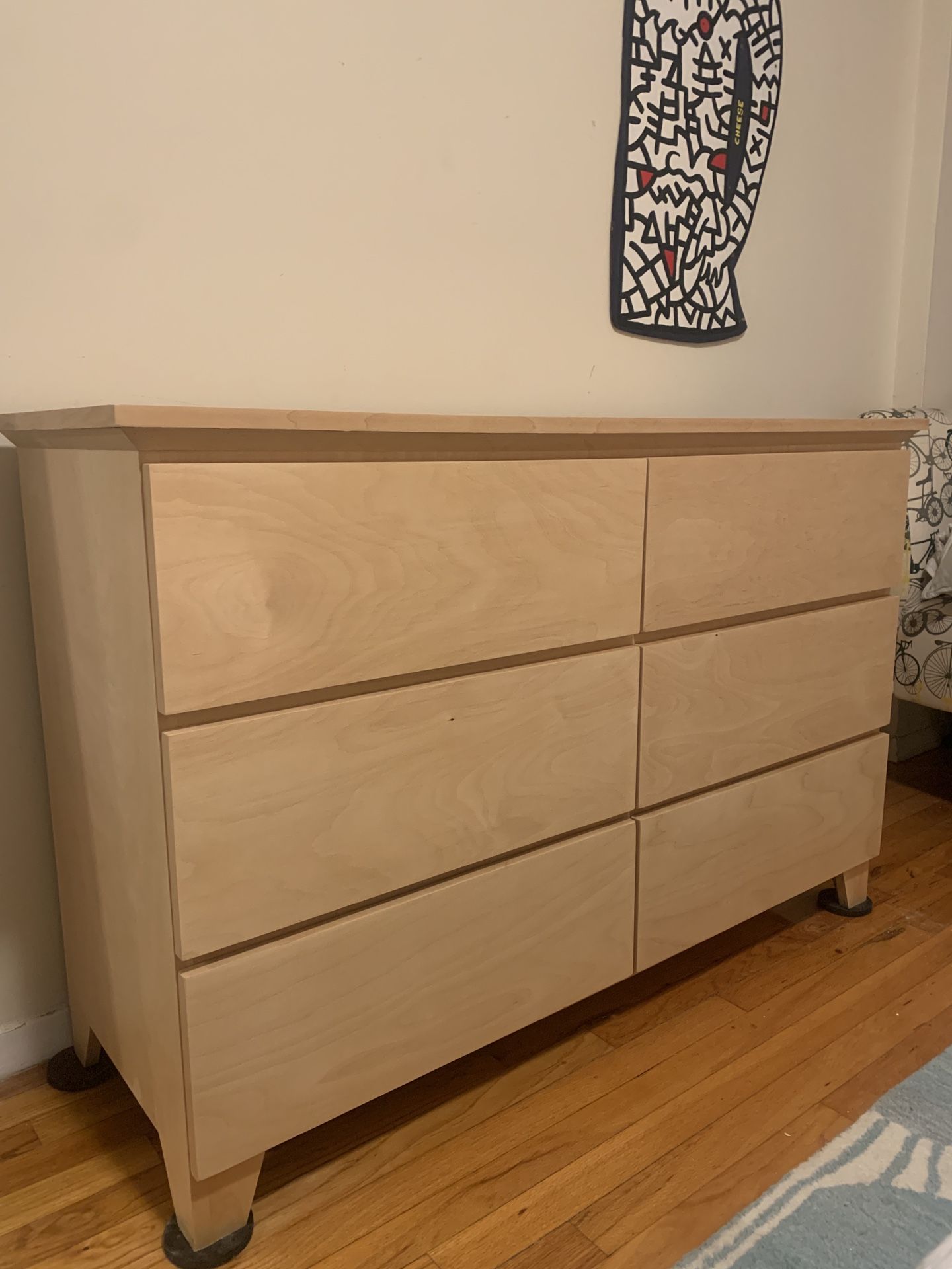 Mid Century 6 Drawer Desser By Gothic Cabinet Craft