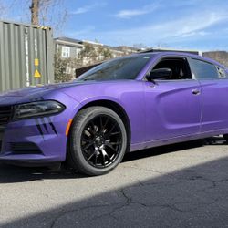 NEW 20" Dodge SRT Hellcat Style Black Wheels Rims and Tires Charger Challenger Magnum 300 Chrysler 5x115