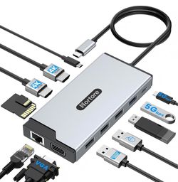 Mortore 12-in-1 USB-C Docking Station