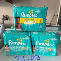 $21.50 Pampers