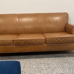 Pottery Barn leather Sofa
