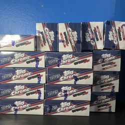 2025 topps chrome update blasters and megas