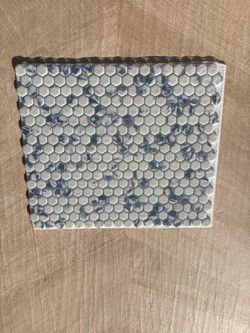 Muze hexagon glass mosaic tile