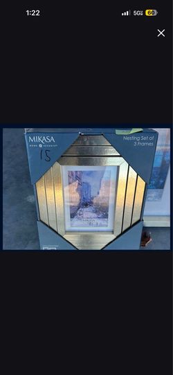 Mikasa Nesting Set of 3 Picture Frames