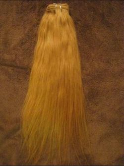 20" Blonde Indian Hair Bundles Color Blonde #27.....Sold in Salon