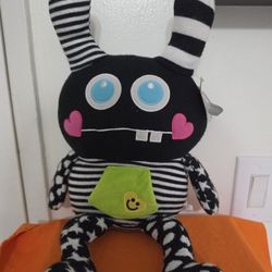 Little Missmatched 13" Knit Striped Sock Monster Bunny Plush Doll Toy Gift