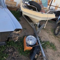 Boat And Trailer