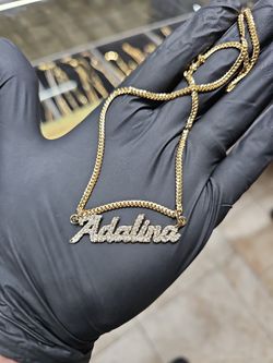 Silver gold Plate 14k