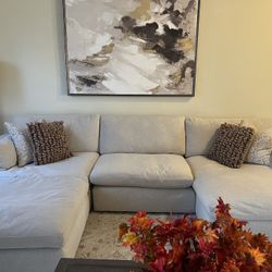 Ashley Furniture Elyza Modular Sofa with Ottoman 