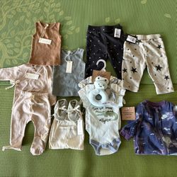 New With Tags Name Brand Baby Clothes, Organic Cotton Baby Clothes 