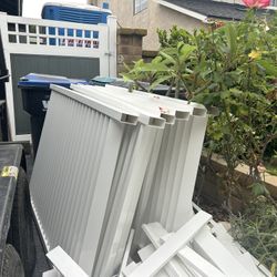Fencing  Plastic White