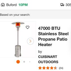 Stainless Steel Propane Heater