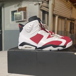 Jordan 6 Carmines Size 11.5