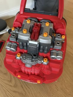 Kids Truck Engine Take-Apart Toy — Red