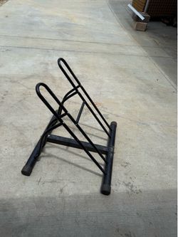 2 bike floor stand