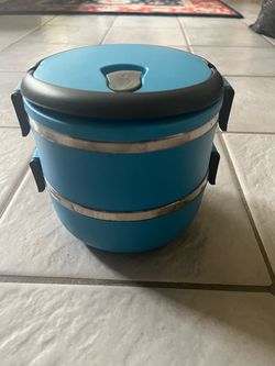 Blue Insulated hot/cold Lunch Box