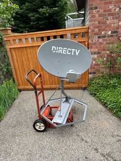 FREE:  Direct TV Satellite Dish w/skid