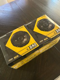 Kicker 6.5 speakers