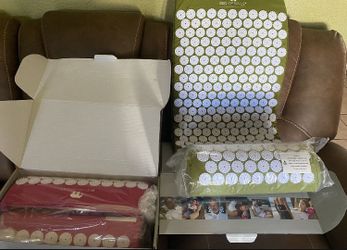 Bed Of Nails Acupressure Mat & Pillow  Set Whit Bag 