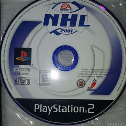 NHL 2001 By EA Sports Hockey Ps2 Game
