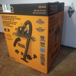 16 gallon Ridgid vacuum