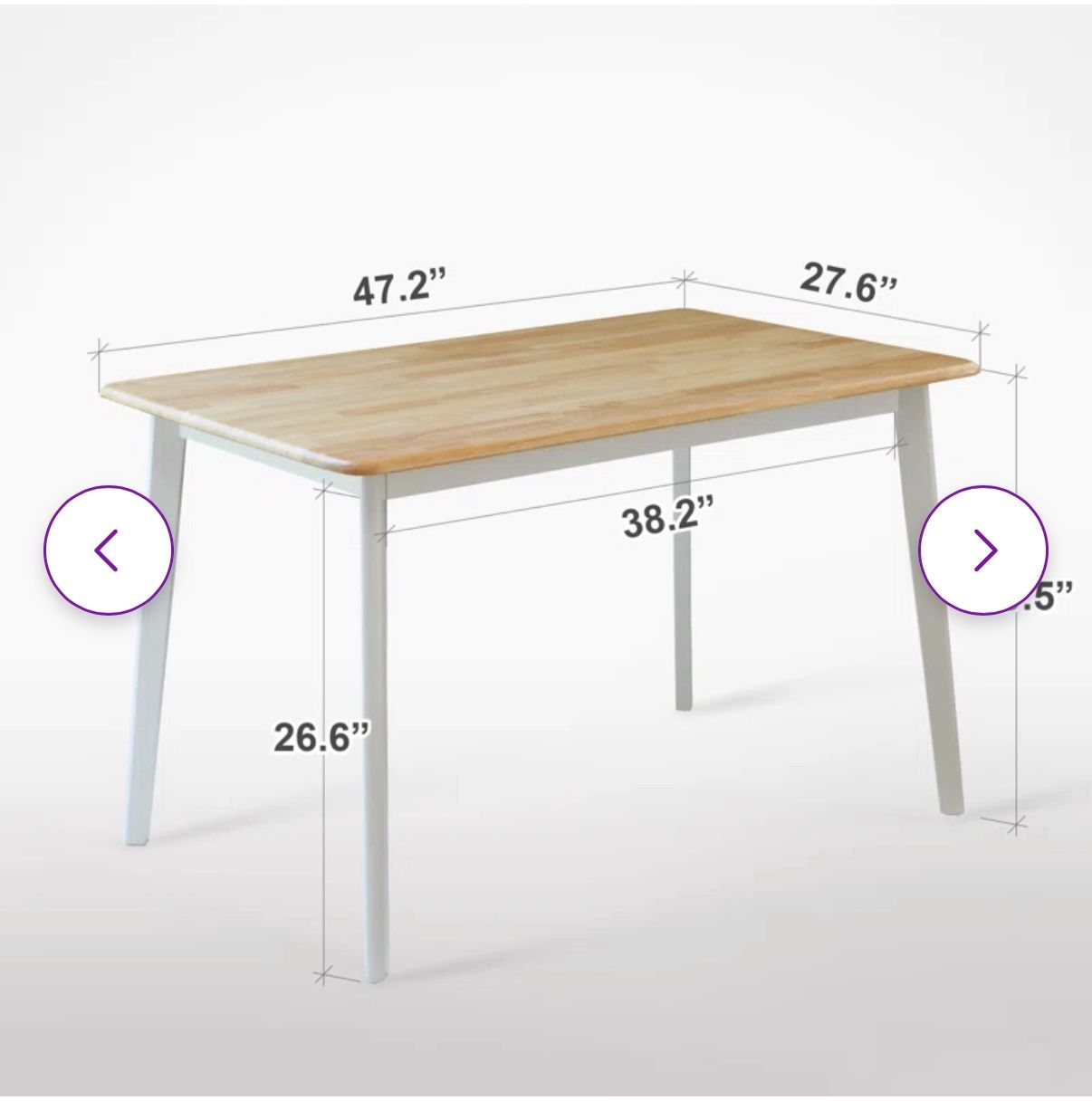 Dining room table