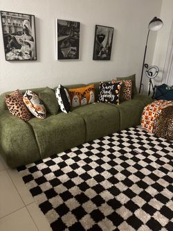 Green couch