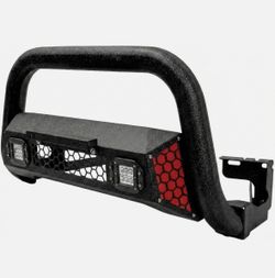 Bull Bar Fit for Toyota Tundra 2022-2026 with LED Light & W/License Plate Bracke