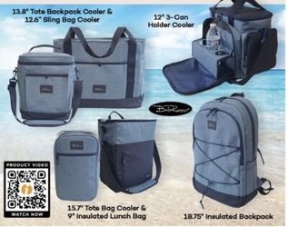 Bella Russo Summer Breeze Collection Backpack Cooler Tote Lunch Bag Brand New