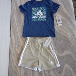 Adidas 2 piece set Sz 2T