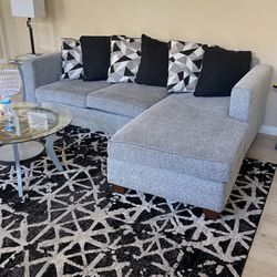 Black And Gray Sectional
